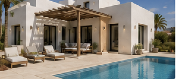 Ibiza style woning